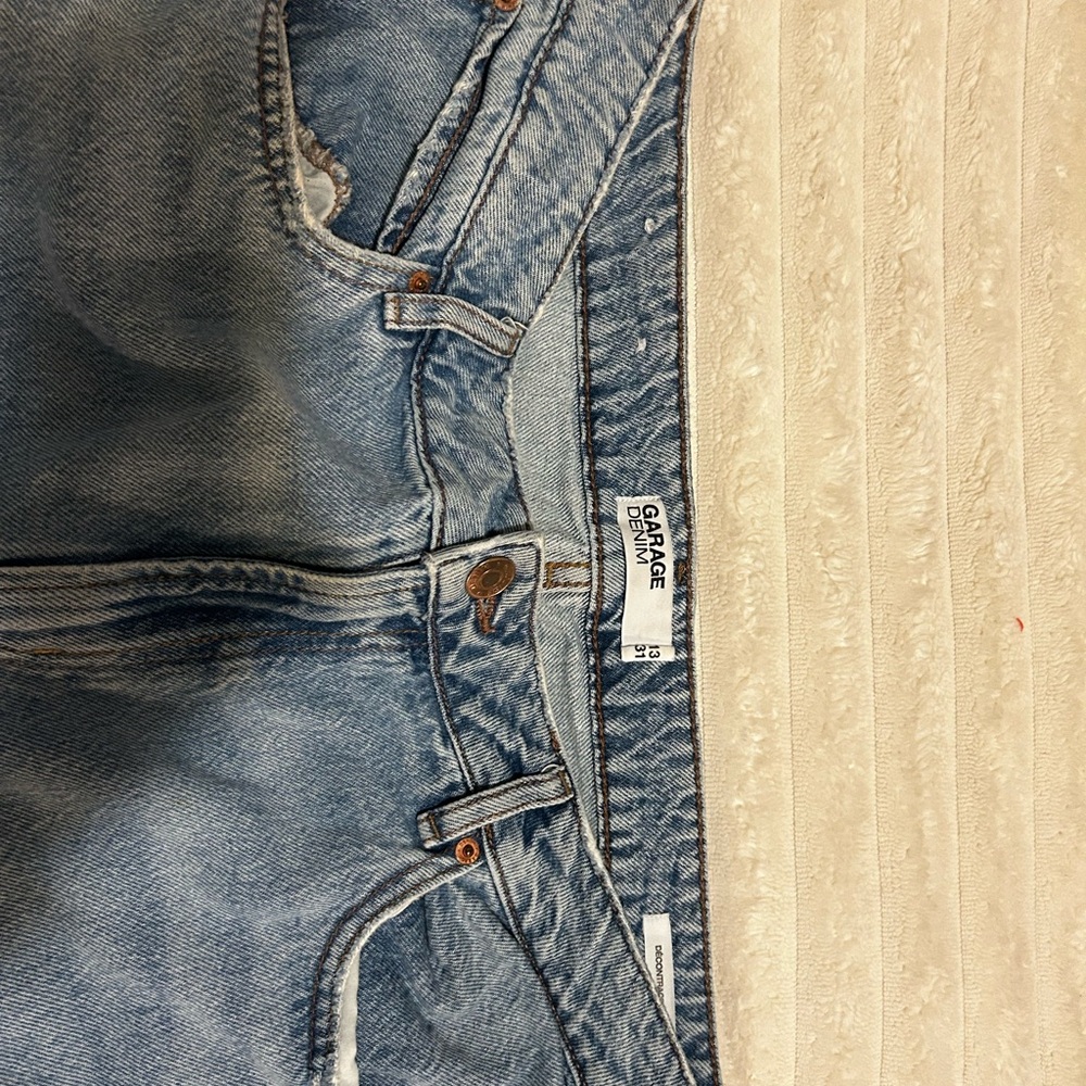 Garage Women's Light Blue High Rise Jeans